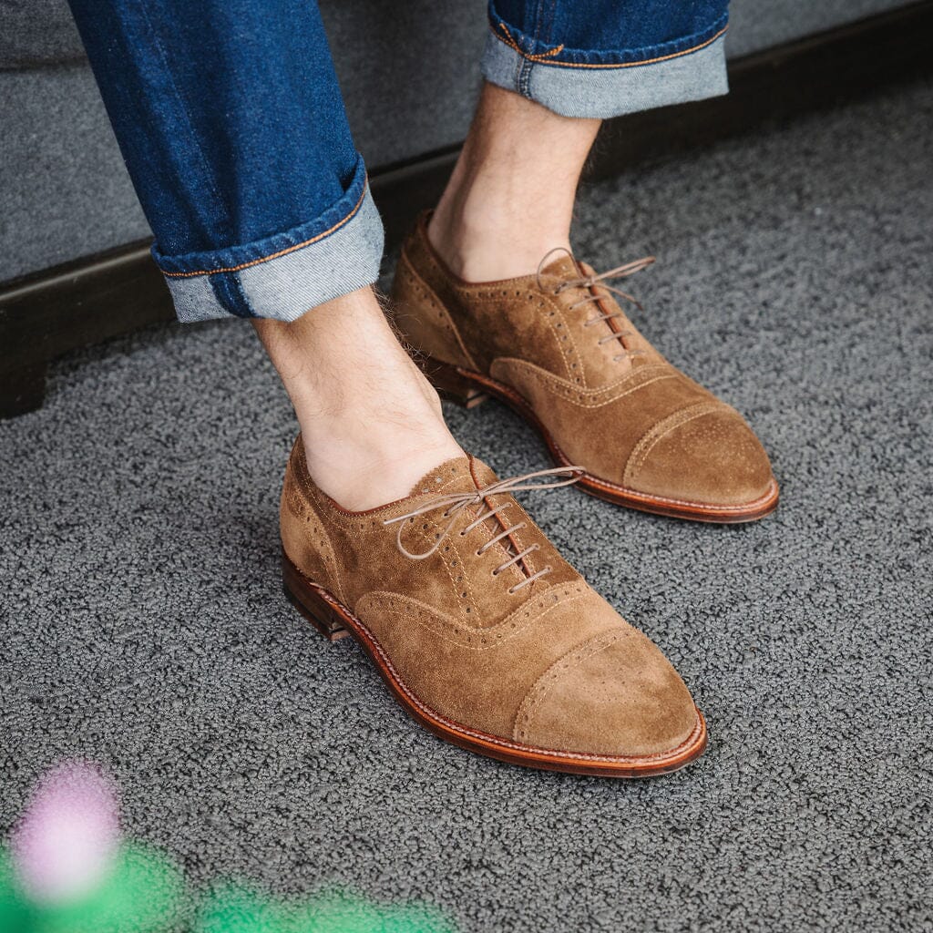 ALDEN - 51670F - Francesina - Camoscio Snuff Scarpe Uomo Alden