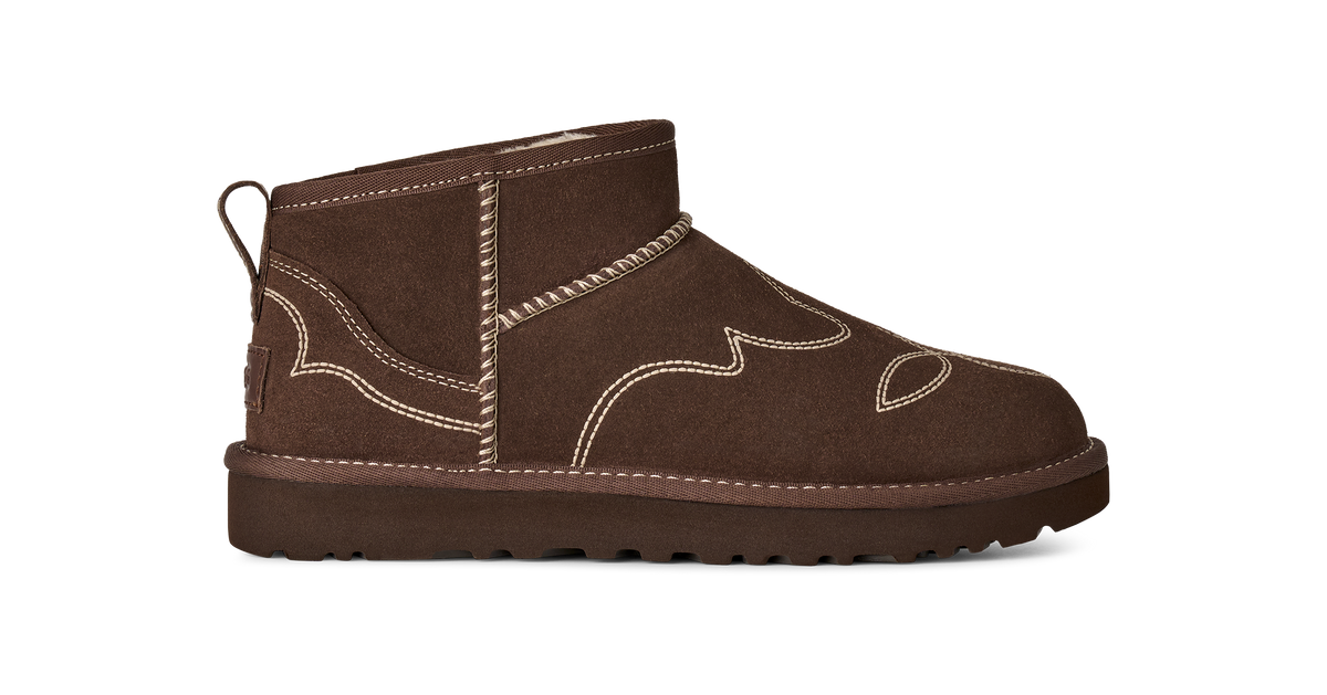 UGG - W Ultra Mini - 1180628-bcdr - Western Burn Ceddar