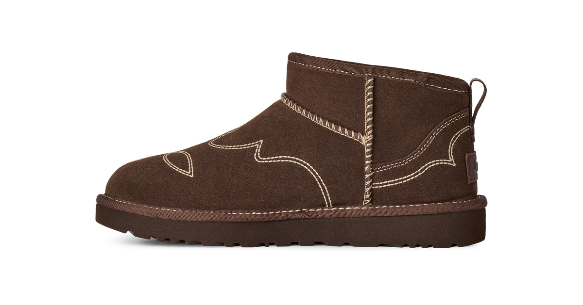 UGG - W Ultra Mini - 1180628-bcdr - Western Burn Ceddar