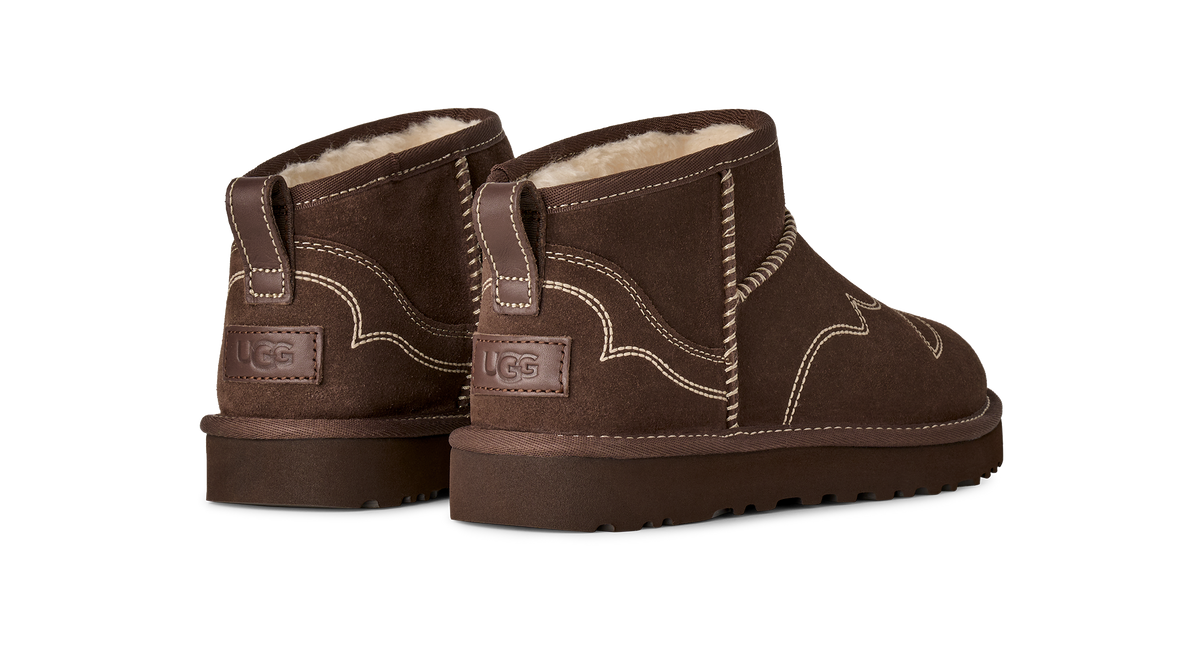 UGG - W Ultra Mini - 1180628-bcdr - Western Burn Ceddar