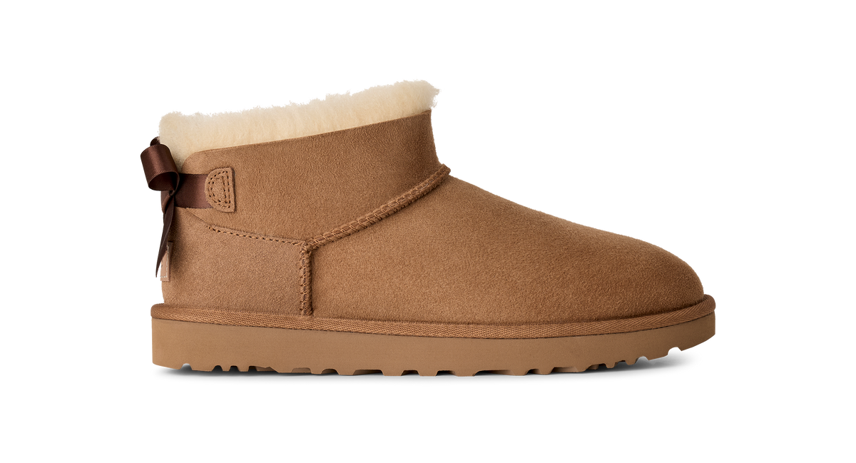 UGG - W Ultra Mini Bailey Bow - 1185491 - Chestnut