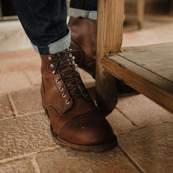 RED WING SHOES - Polacco Iron Ranger 08111 - Amber Scarpe Uomo Red Wing Shoes