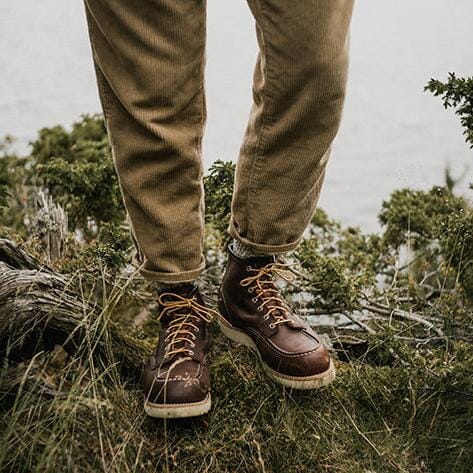 RED WING SHOES - Polacco Moc Toe 8138 - Briar Oil Scarpe Uomo Red Wing Shoes
