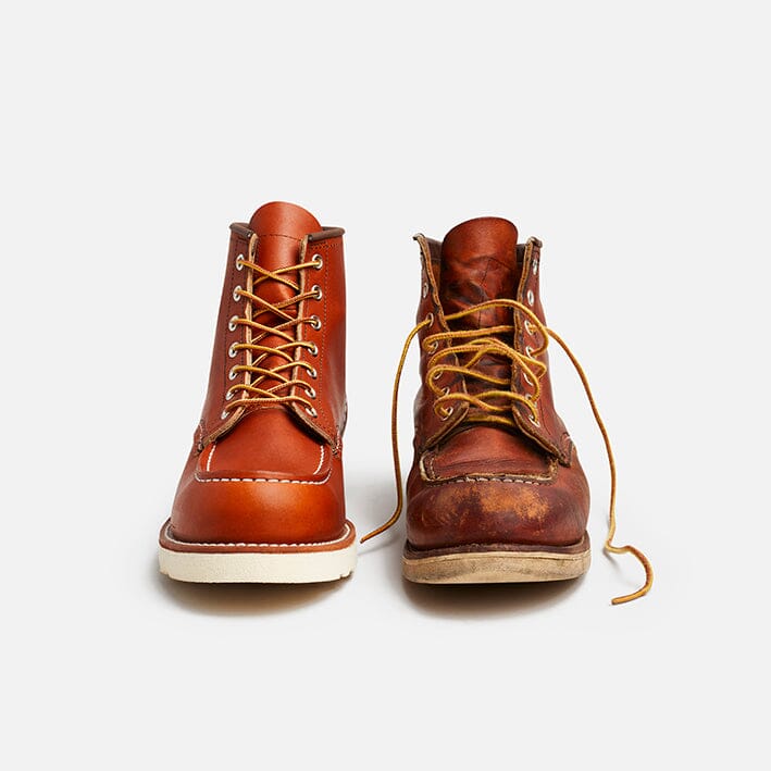 RED WING SHOES - Polacco Moc Toe 875 - Oro Legacy Scarpe Uomo Red Wing Shoes