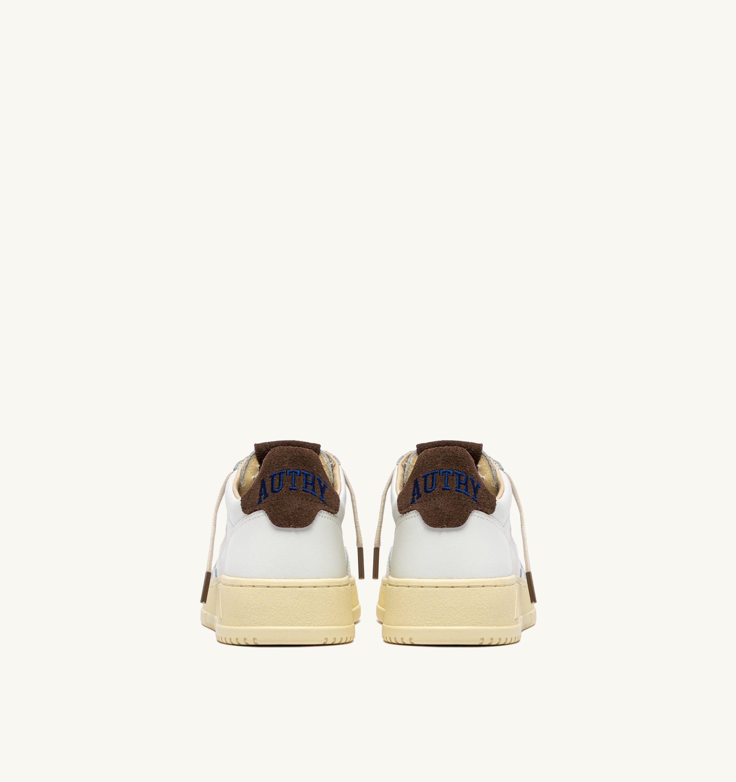 AUTRY - AULM HJ03 - Sneakers MEDALIST - Bianco Marrone Scarpe Uomo AUTRY - Collezione uomo