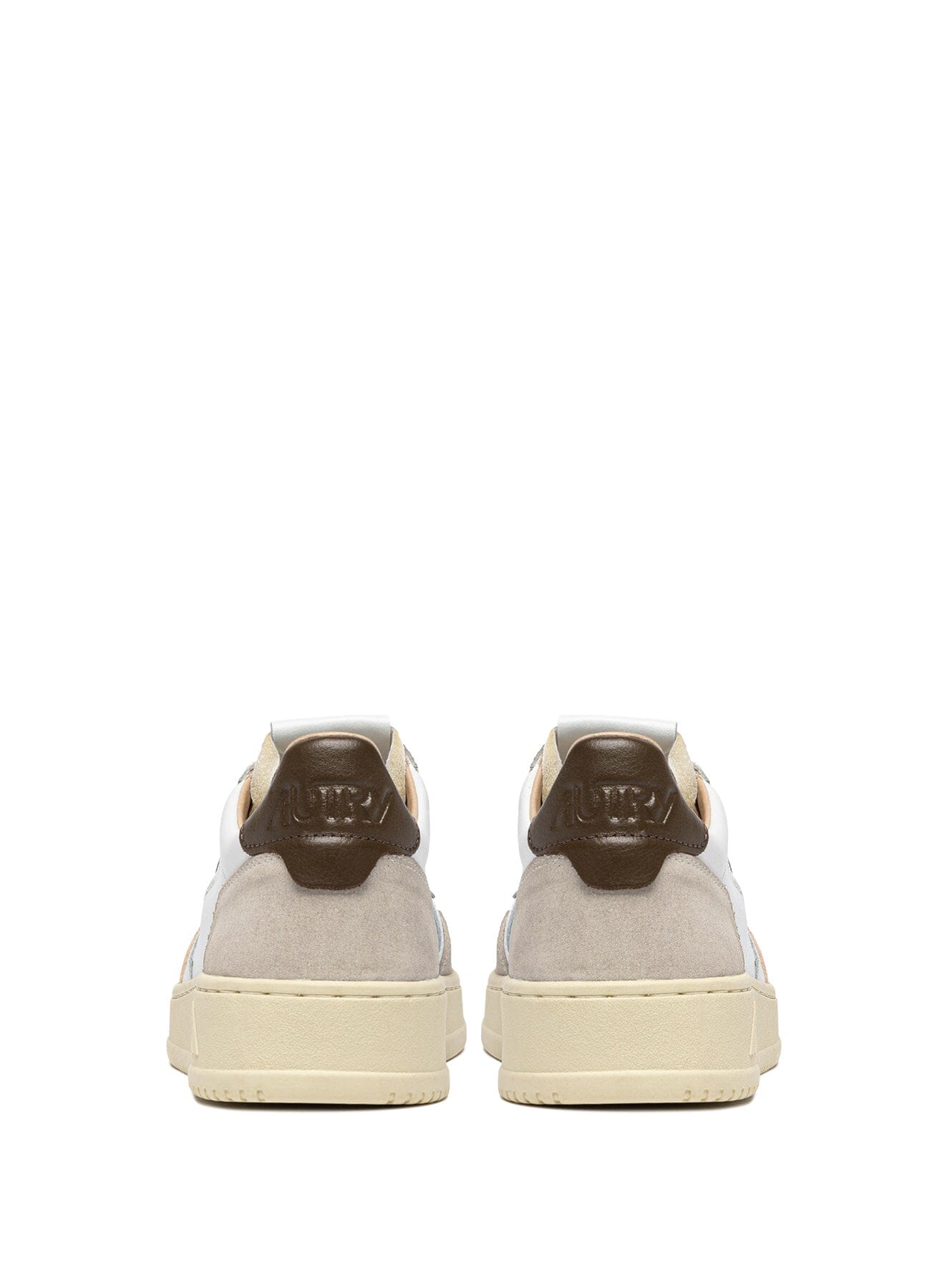 AUTRY - AULM LS15 - Sneakers MEDALIST - Bianco Marrone Scarpe Uomo AUTRY - Collezione uomo