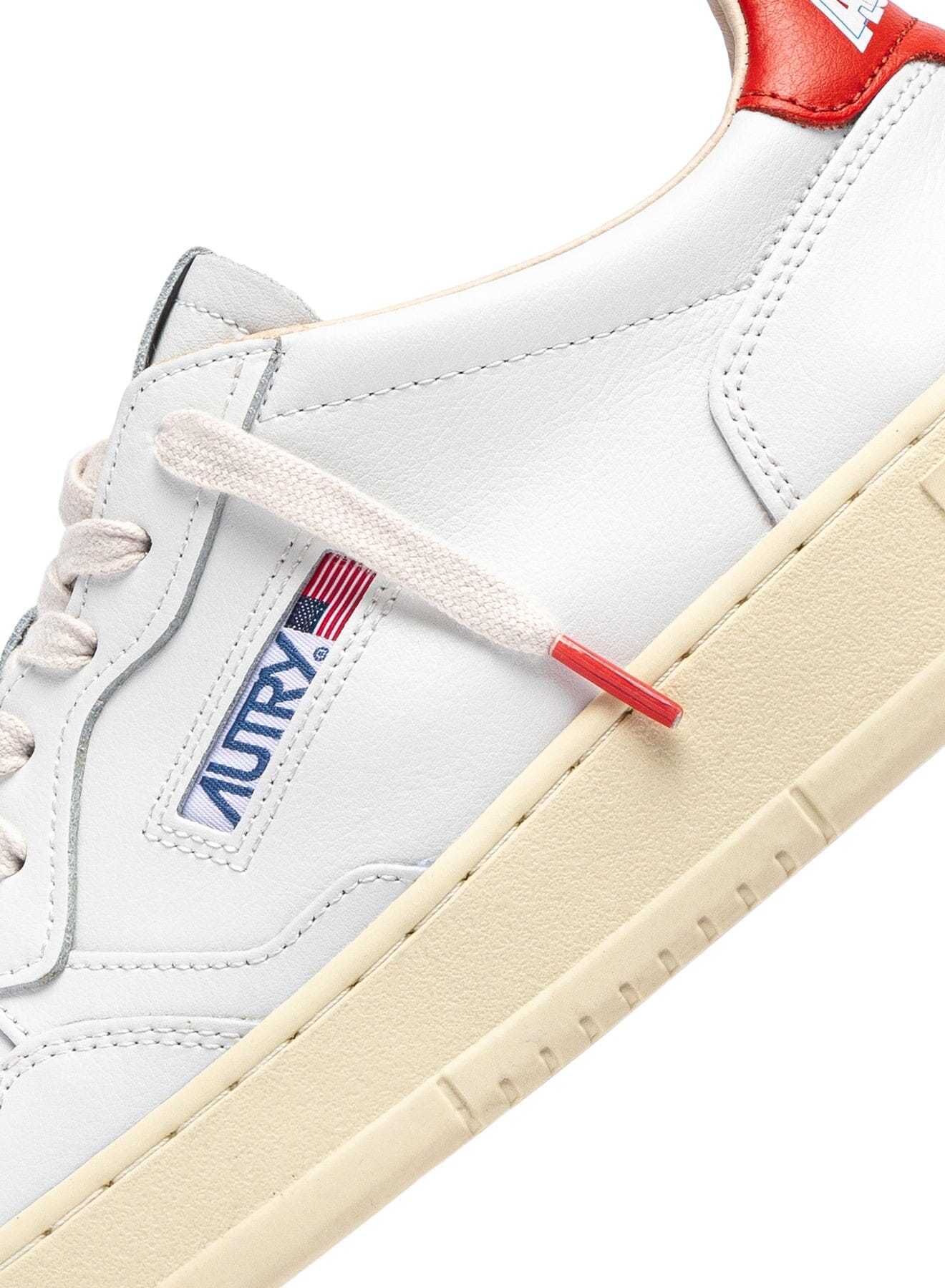 AUTRY - AULM TB03 - Sneakers MEDALIST - Bianco Rosso Scarpe Uomo AUTRY - Collezione uomo