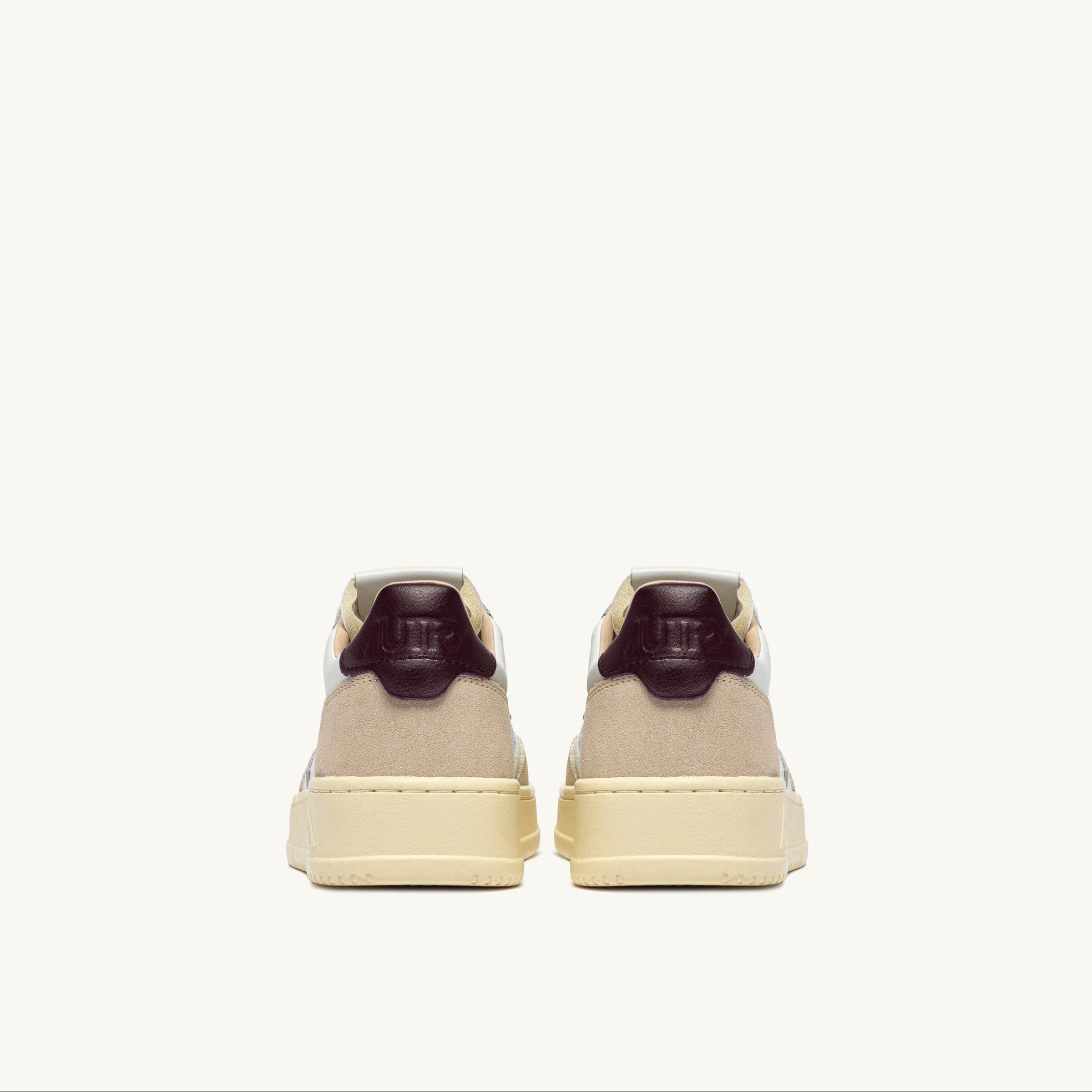 AUTRY - AULW LS18 - Sneakers MEDALIST - Bianco Marrone Scarpe Donna AUTRY - Collezione donna