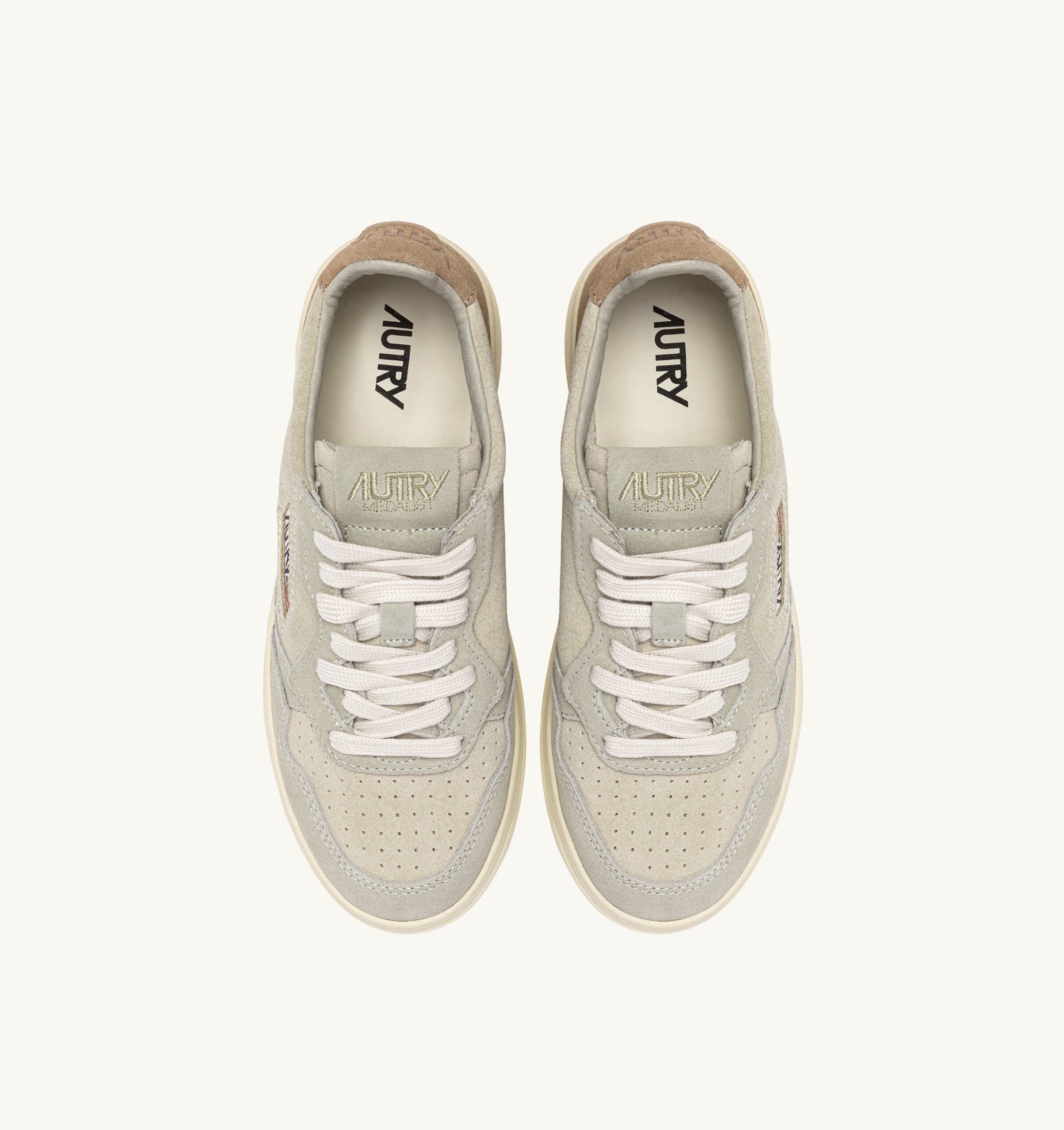 AUTRY - AULW TS37 - Sneakers MEDALIST - Camoscio pelican cigar Scarpe Donna AUTRY - Collezione donna