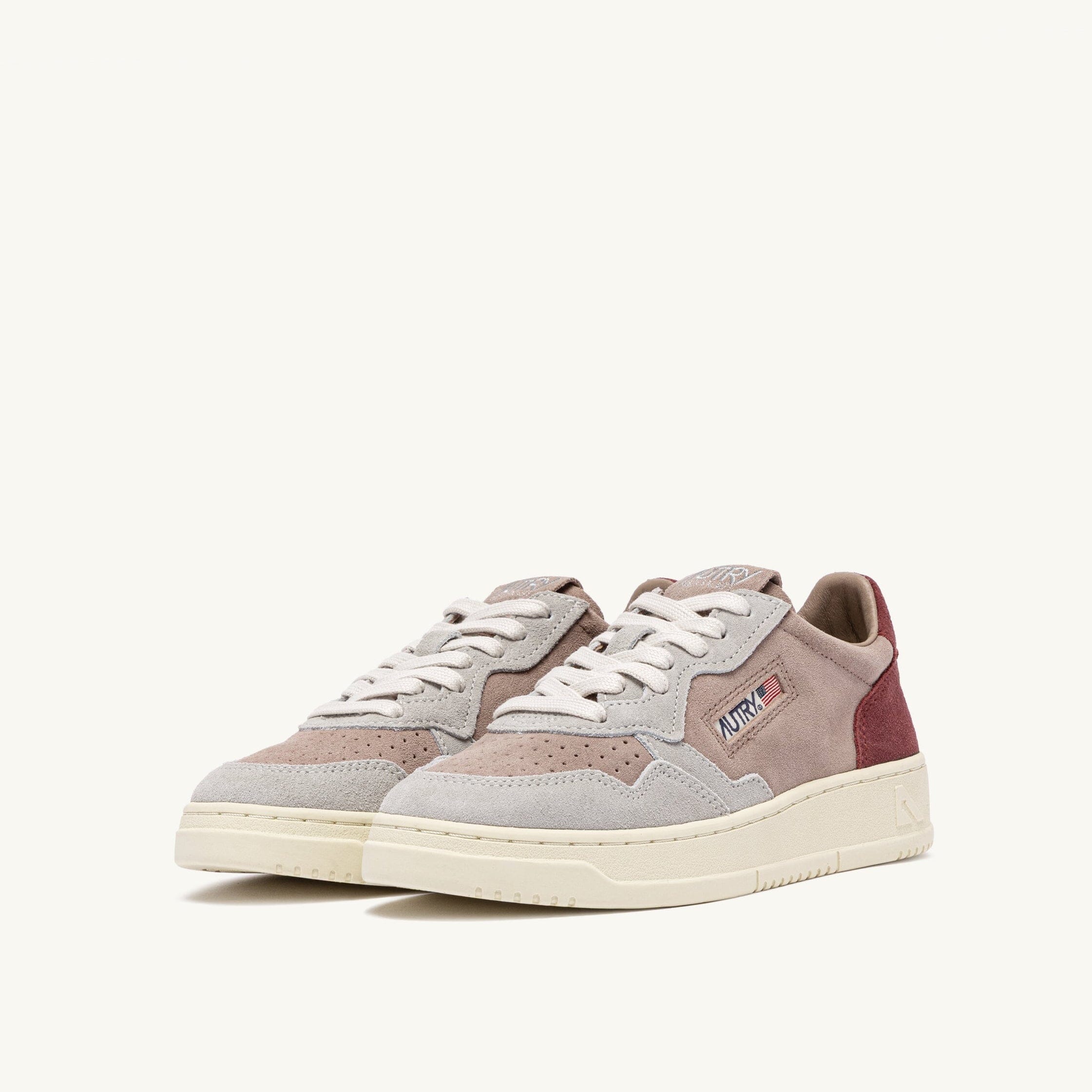 AUTRY - AULW TS39 - Sneakers MEDALIST - Camoscio nuvola borgogna Scarpe Donna AUTRY - Collezione donna