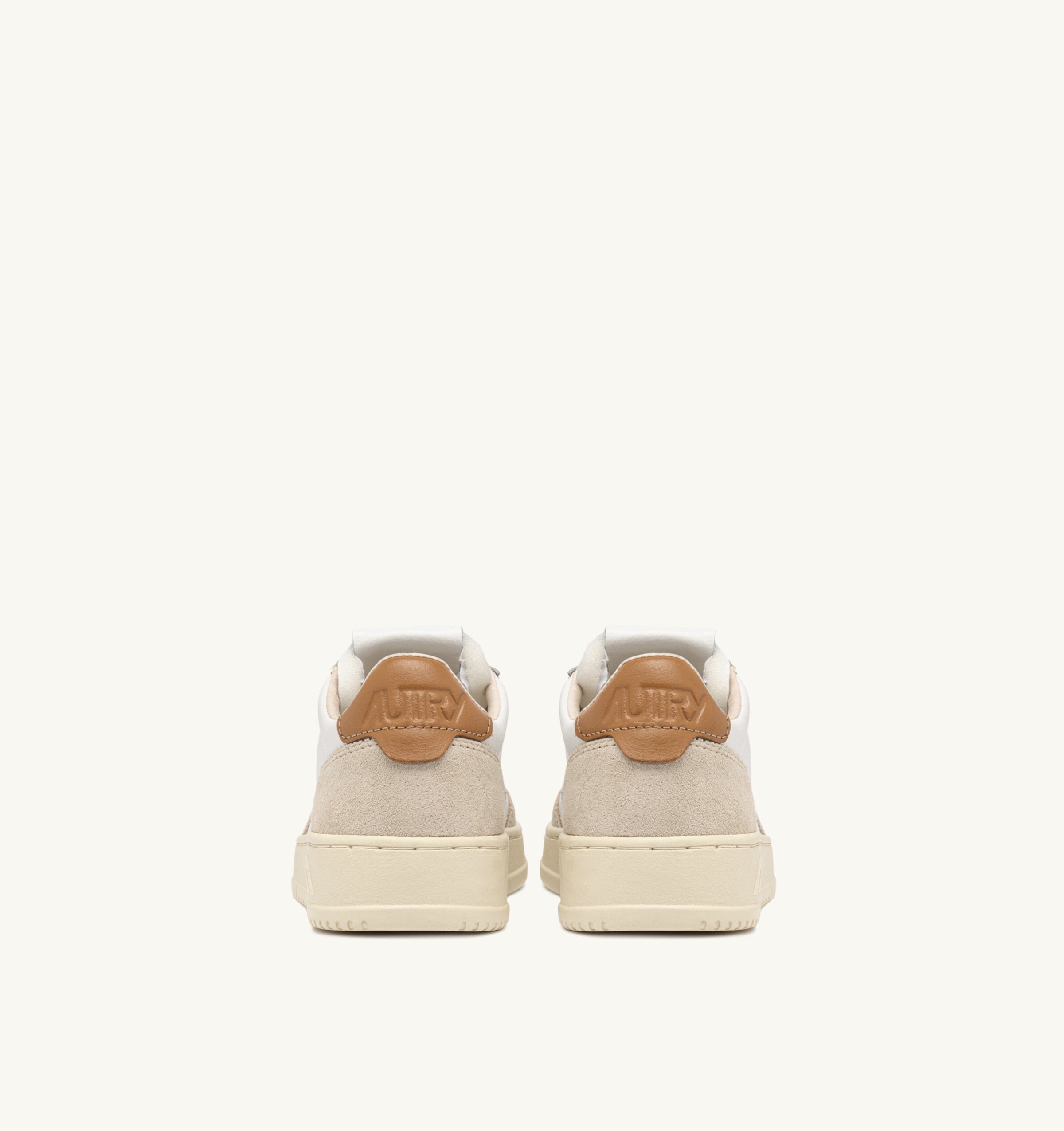 AUTRY AULW LS02 - LOW WOM LEAT/SUEDE - Bianco Camel Scarpe Donna AUTRY - Collezione donna