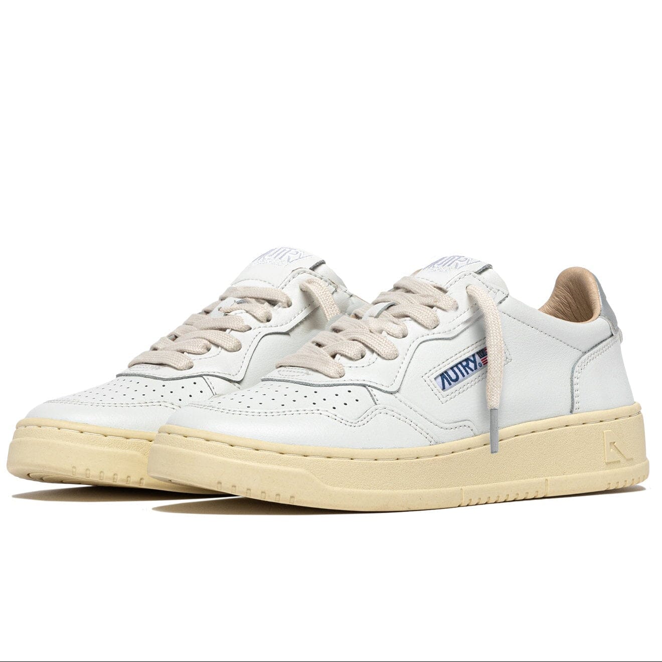 AUTRY - AULW TB02 - Sneakers MEDALIST - Bianco argento Scarpe Donna AUTRY - Collezione donna