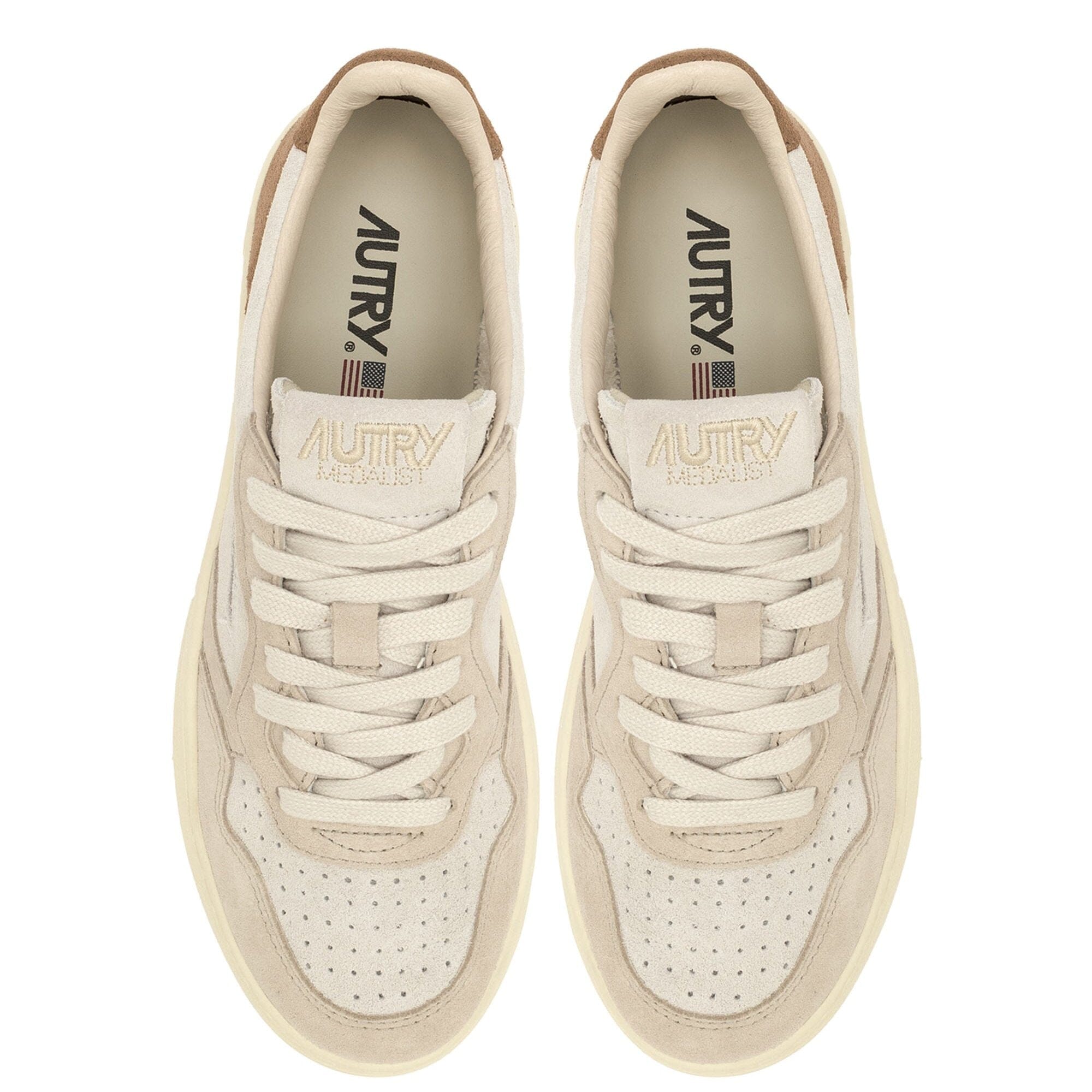 AUTRY AULW TS01 - LOW WOM LEAT/SUEDE - Sigar Sand Scarpe Donna AUTRY - Collezione donna
