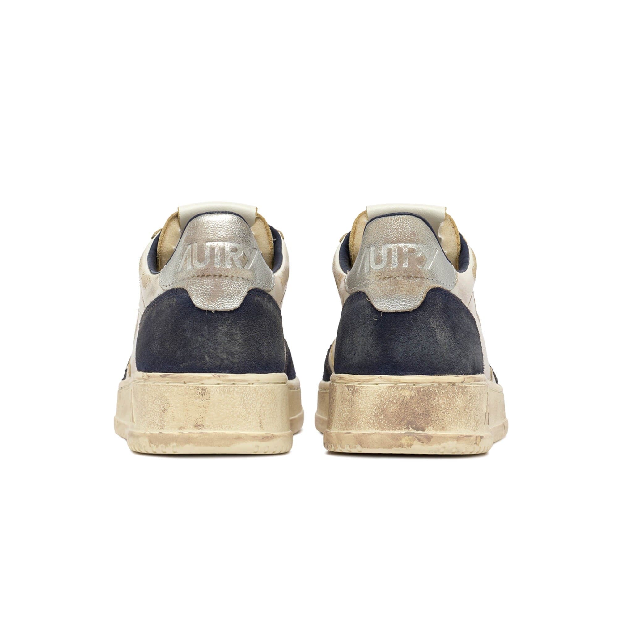 AUTRY - Sneakers AVLM LS07 - LOW MAN LEAT VINTAGE - Blu Scarpe Uomo AUTRY - Collezione uomo