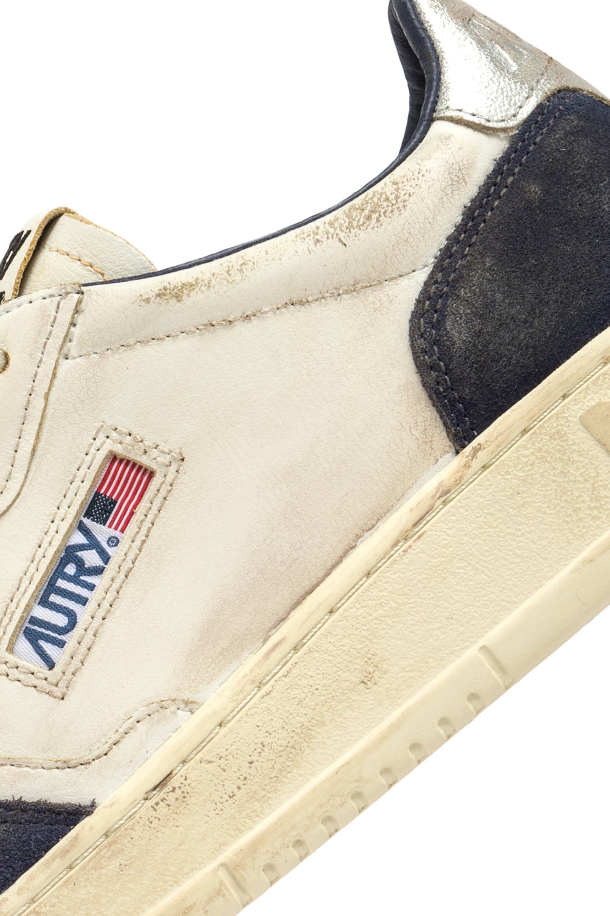 AUTRY - Sneakers AVLM LS07 - LOW MAN LEAT VINTAGE - Blu Scarpe Uomo AUTRY - Collezione uomo