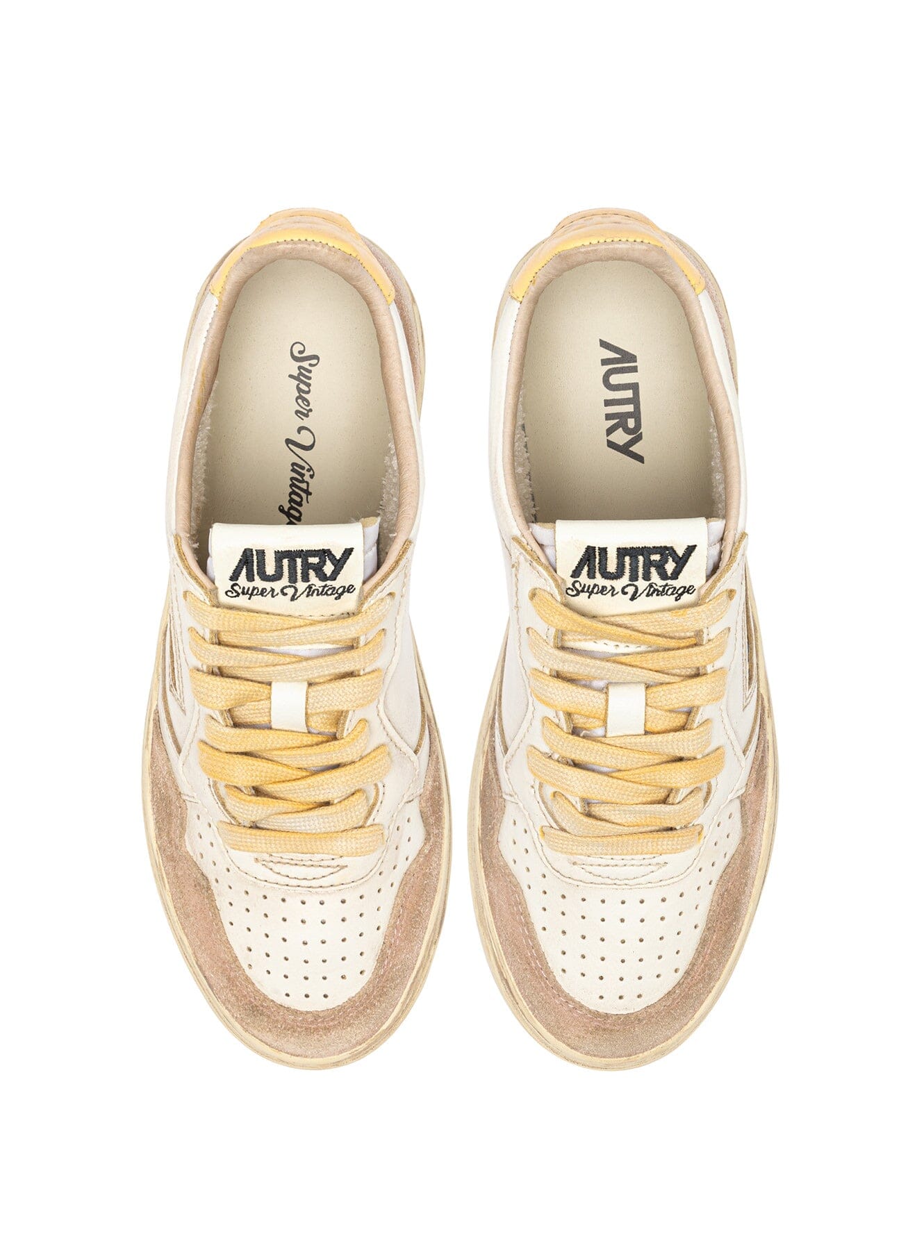 AUTRY - AVLW MP02 - Sneakers - Vintage Edition - Crema Scarpe Donna AUTRY - Collezione donna