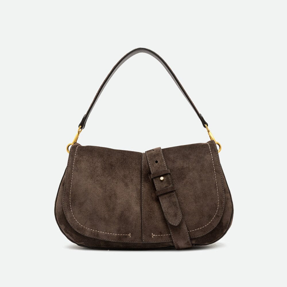 Gianni Chiarini Firenze - BS 12619 - Helena Round -Moka Borse Gianni Chiarini