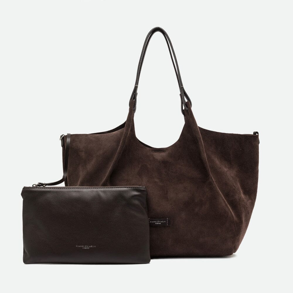 Gianni Chiarini - Borsa a spalla - BS 9800 - DUA - Moka Borse Gianni Chiarini