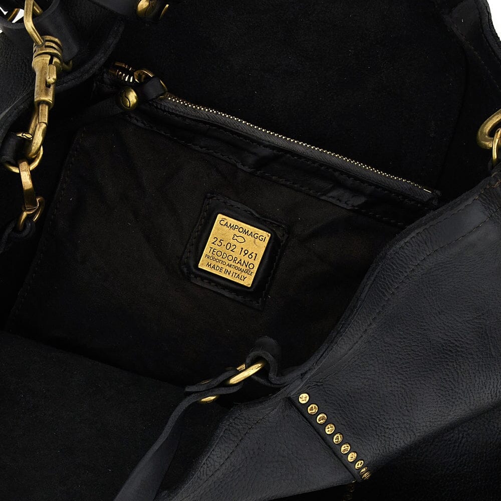 CAMPOMAGGI - Borsa a Spalla - Violante - C017080ND - Nero Borse Campomaggi