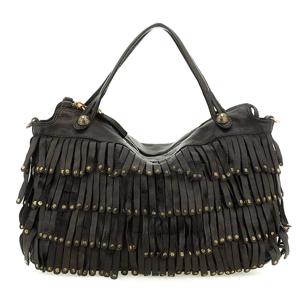 CAMPOMAGGI - Borsa a Mano - Melissa - C042510ND - Grigio Borse Campomaggi