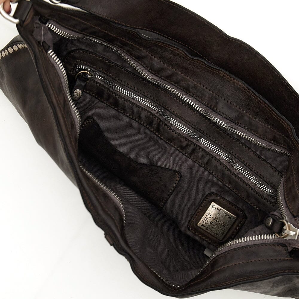 CAMPOMAGGI - Borsa a Spalla - Magda - C045370ND - Grigio Borse Campomaggi
