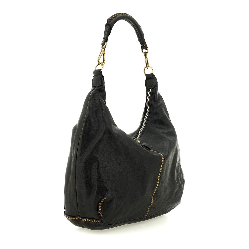 CAMPOMAGGI - Borsa a Spalla - Wanda - C045720 - Nero Borse Campomaggi