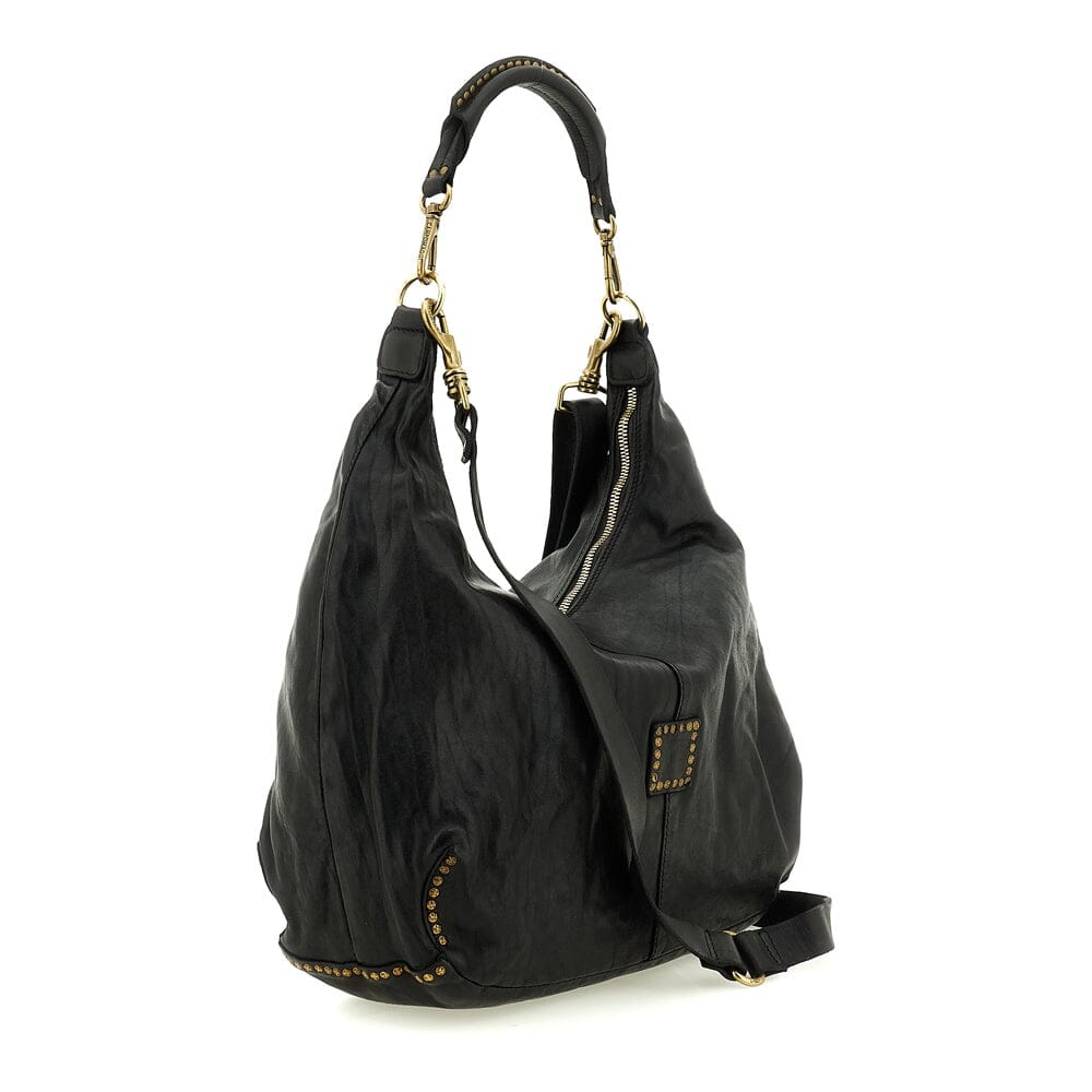 CAMPOMAGGI - Borsa a Spalla - Wanda - C045720 - Nero Borse Campomaggi