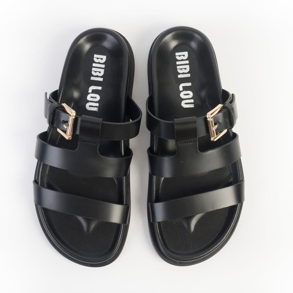BIBI LOU - Sandali bassi - 903Z08AA - Lisy - Nero Scarpe Donna BIBI LOU