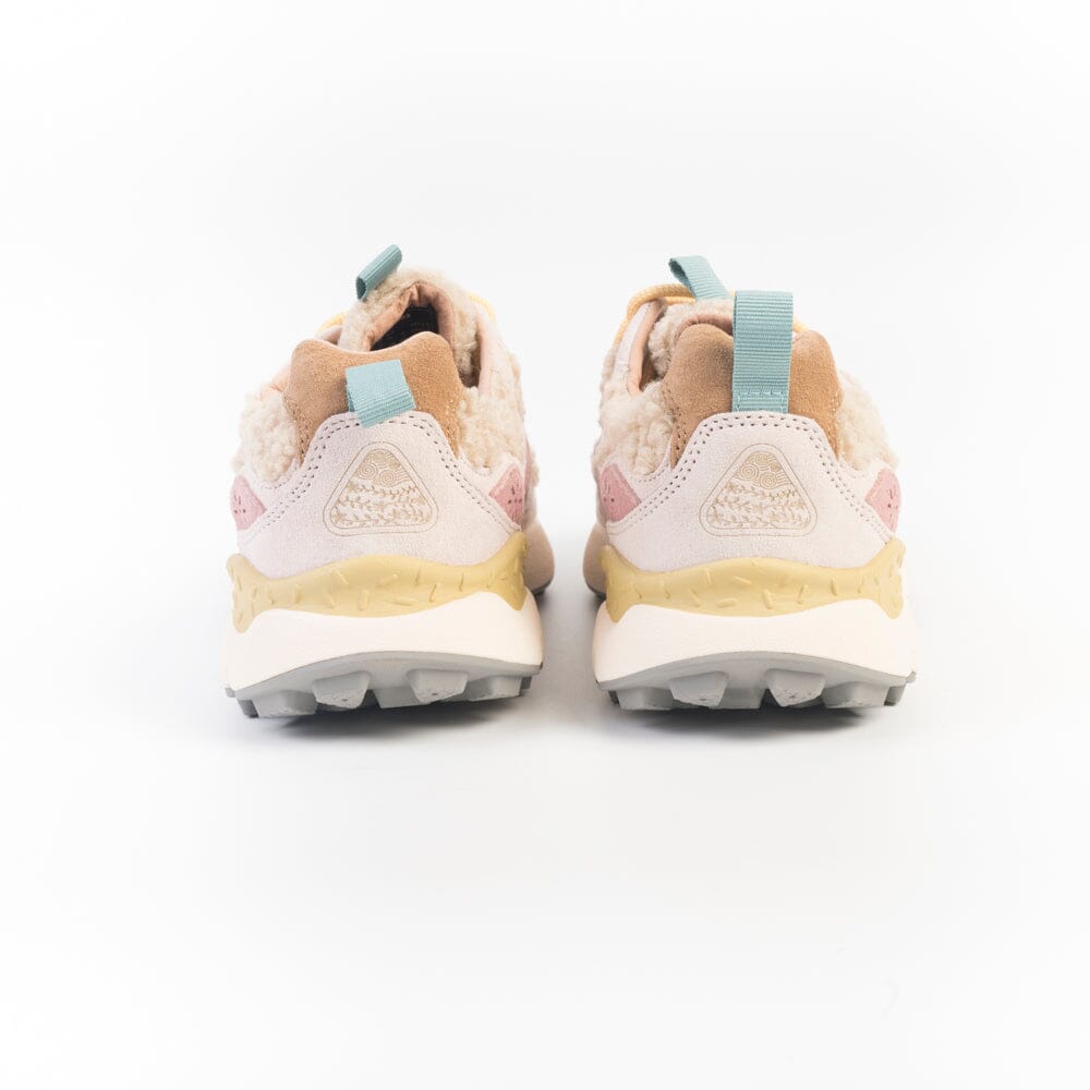FLOWER MOUNTAIN - Sneakers Yamano3 4D11 - Teddy Beige rosa Scarpe Donna FLOWER MOUNTAIN