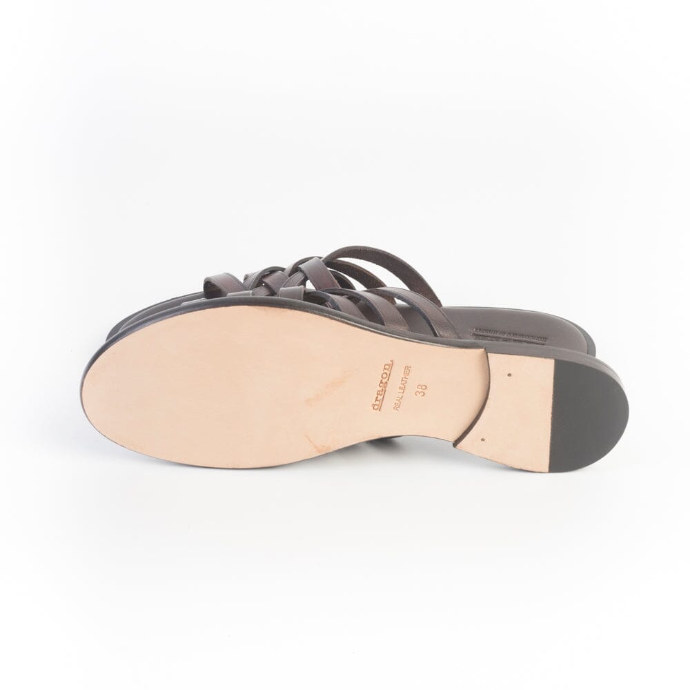 DRAGON DIFFUSION - Sandalo - 3 Cross - 5111 - Marrone scuro Scarpe Donna DRAGON DIFFUSION