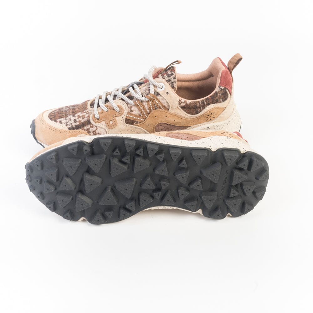 FLOWER MOUNTAIN - Sneakers Yamano3 2E02 - Brown Cream Scarpe Donna FLOWER MOUNTAIN