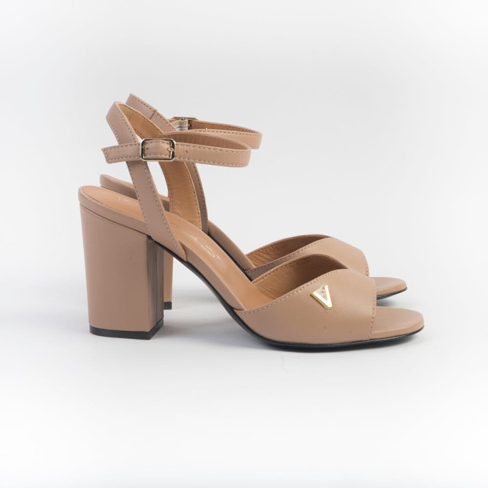 VIA ROMA 15 - Sandali con tacco - 4401 - Carne Scarpe Donna Via Roma 15