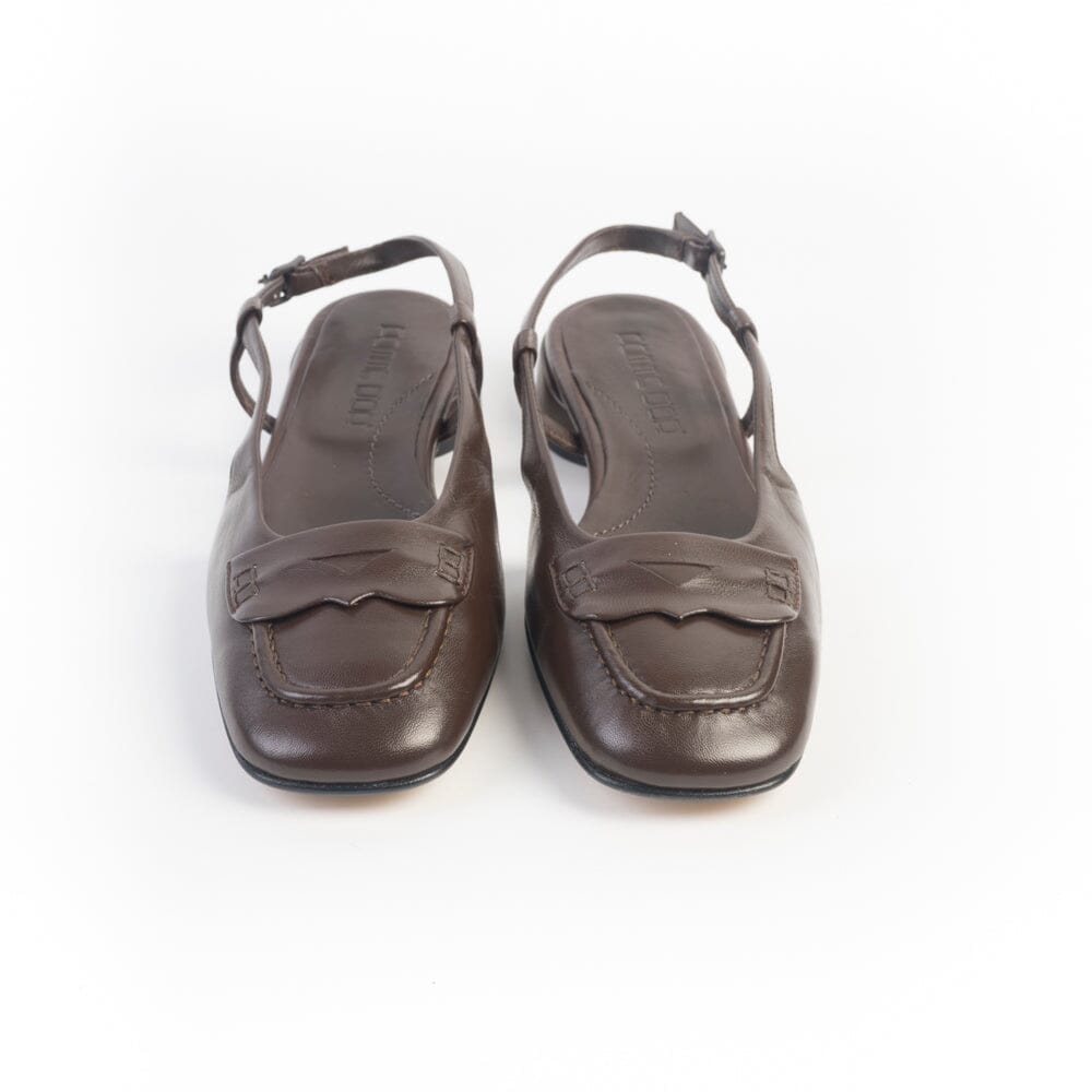POMME D'OR - Sling Back 1293 - Espresso Scarpe Donna POMME D' OR