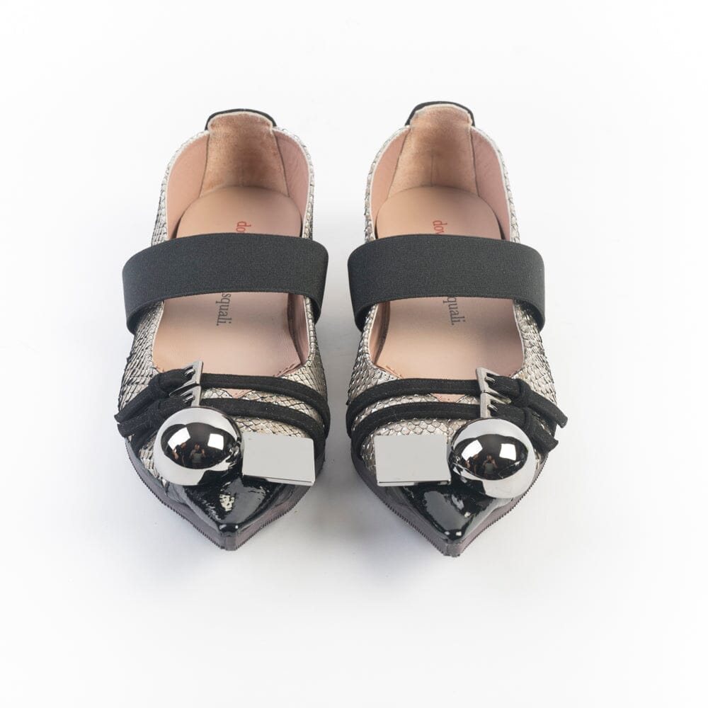 DOVE NUOTANO GLI SQUALI - Ballerina 5580 - Ayers Argento Scarpe Donna DOVE NUOTANO GLI SQUALI