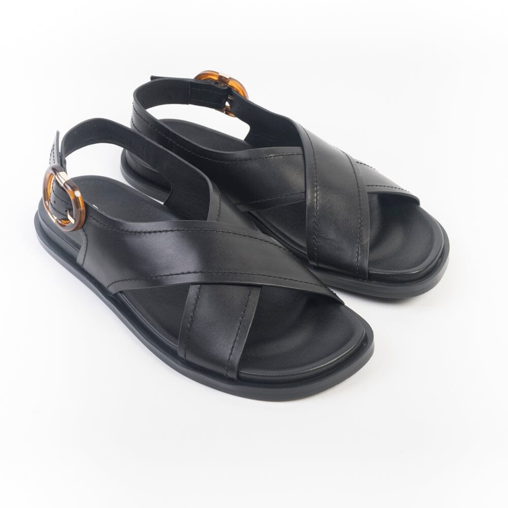 BIBI LOU - Sandali bassi - 606 - Nora - Nero Scarpe Donna BIBI LOU
