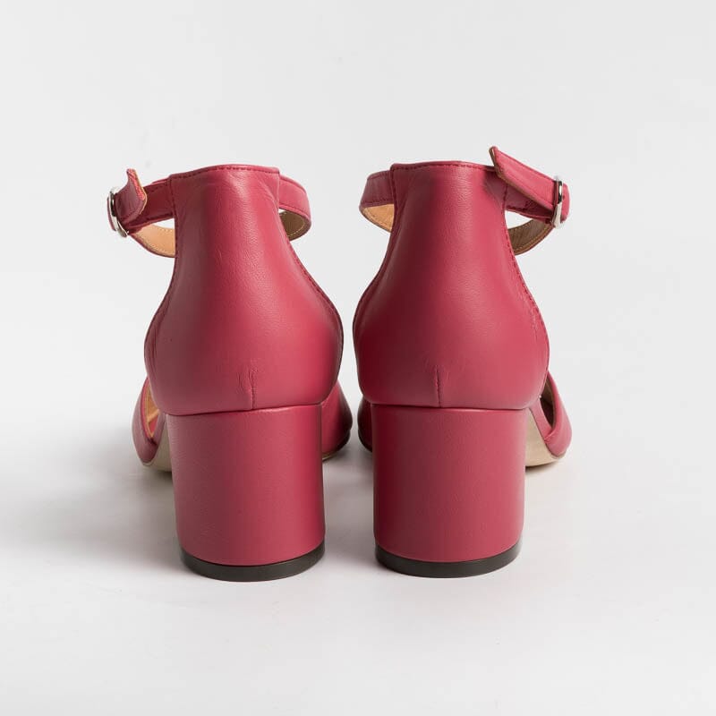 VIA ROMA 15 - Sandalo - 3065 - Nappa Fragola Scarpe Donna Via Roma 15