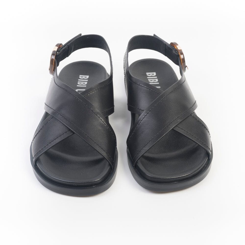 BIBI LOU - Sandali bassi - 606 - Nora - Nero Scarpe Donna BIBI LOU