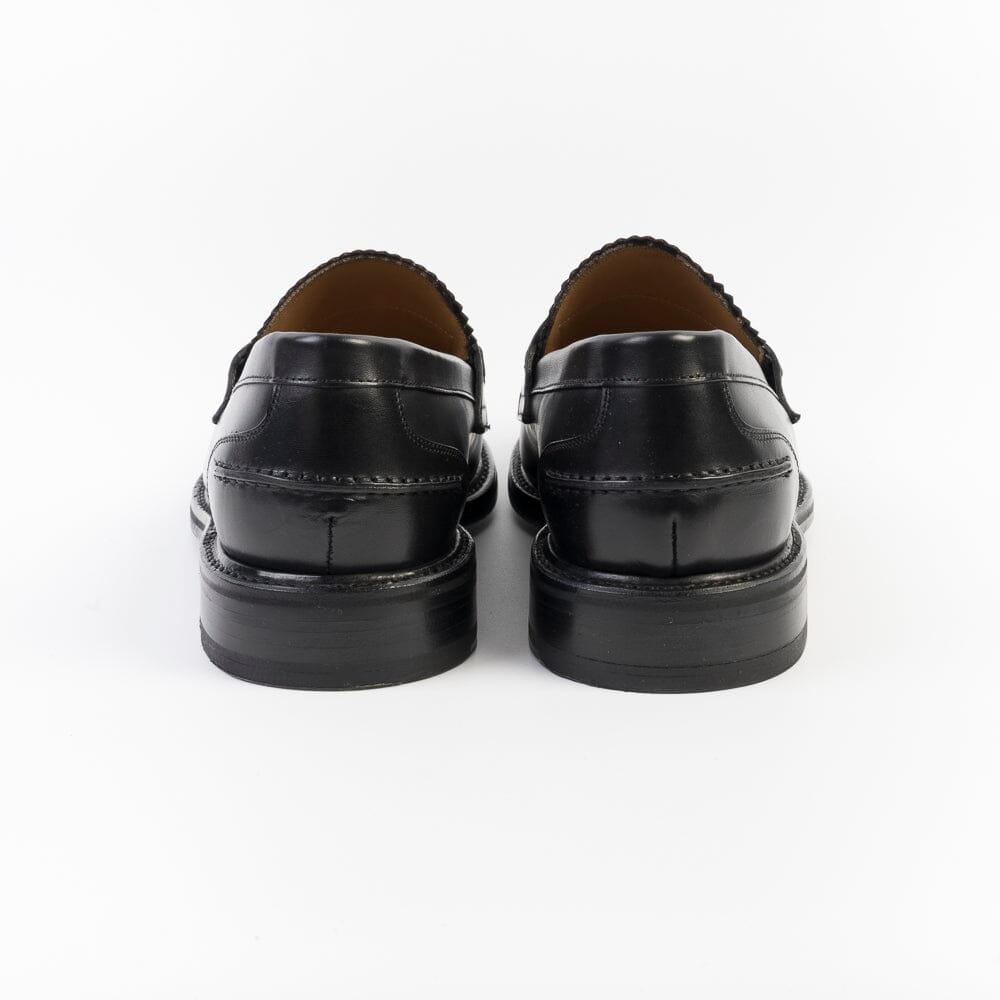 BERWICK 1707 - 11053 - Mocassino fondo Gomma - Pelle Nero Scarpe Uomo Berwick 1707