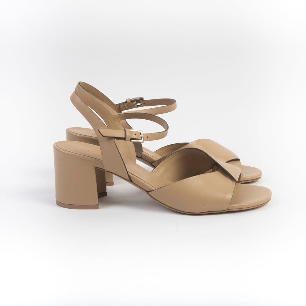 DEL CARLO - Sandali con Tacco - 11917 - Julia - Piuma Grano Scarpe Donna DEL CARLO