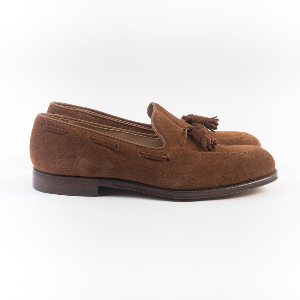 CROCKETT & JONES - Mocassino - Cavendish 2 - 29376A - Camoscio Tabacco Scarpe Uomo CROCKETT & JONES