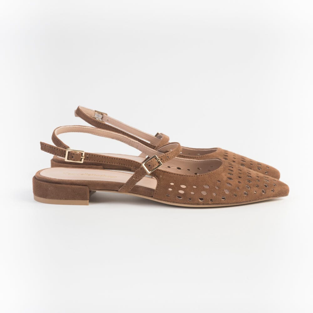 CappellettoShop - Sling Back - Pauline82 - Sigaro Scarpe Donna CAPPELLETTO 1948