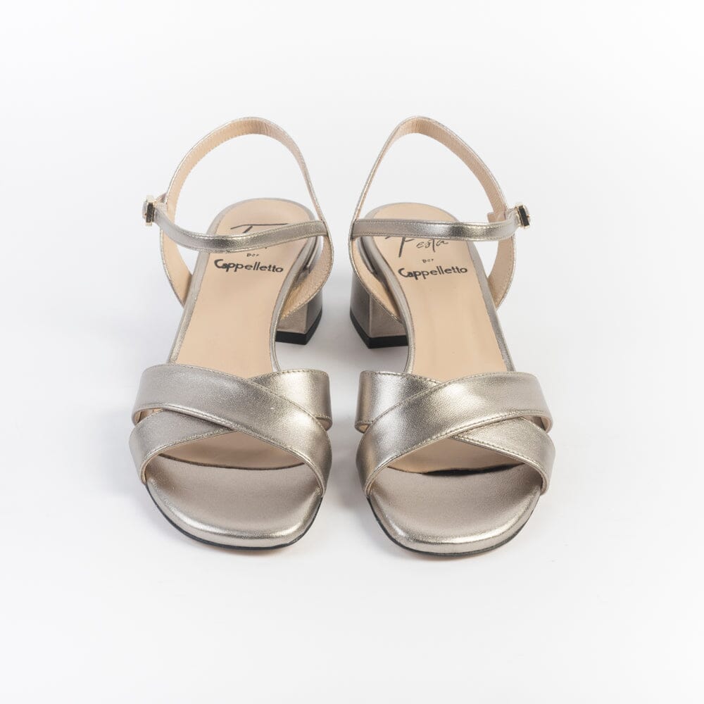 ROBERTO FESTA - Sandali con Tacco NEMESIA - Laminato Alba Scarpe Donna Roberto Festa