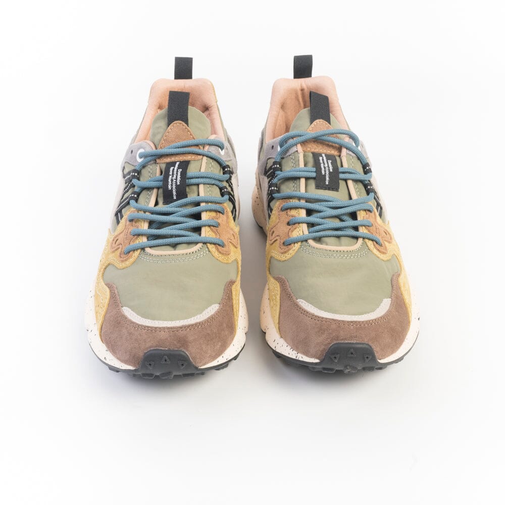 FLOWER MOUNTAIN - Sneakers Yamano 3 - 1D57 - Brown Military Scarpe Uomo FLOWER MOUNTAIN