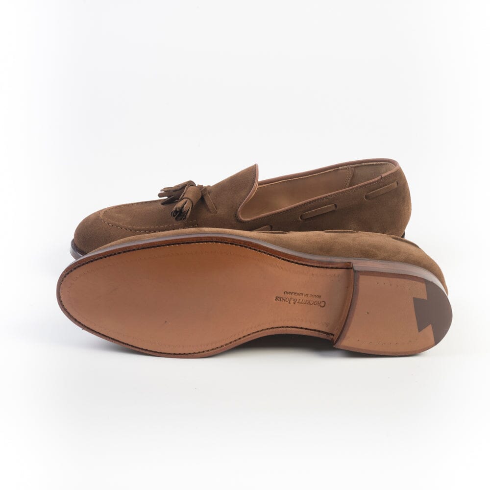 CROCKETT & JONES - Mocassino - Cavendish 2 - Suede Snuff Scarpe Uomo CROCKETT & JONES