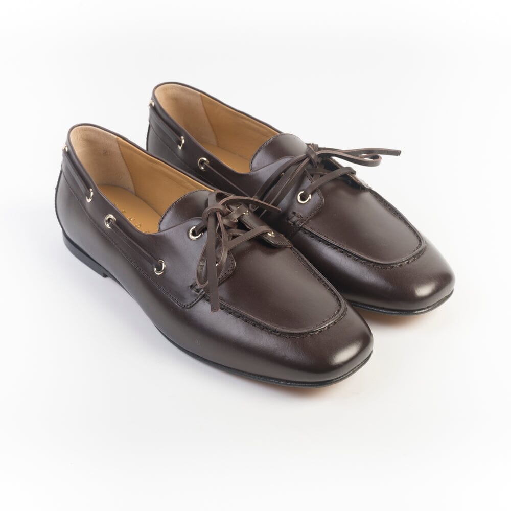HENDERSON - Mocassino Barca - Paola - Nappa Moro Scarpe Donna HENDERSON - Collezione Donna
