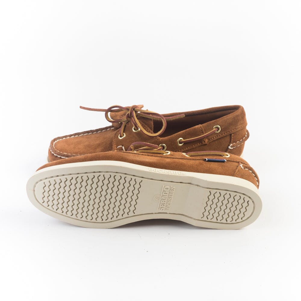 SEBAGO - Allacciata Docksides Portland - Scarpa da Barca - 77131JW - Castagna Scarpe Donna Sebago