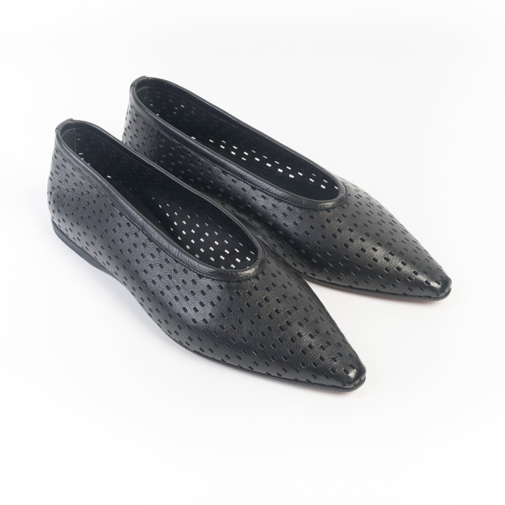 PANTANETTI - Ballerina 19792 - Pelle Nero Scarpe Donna PANTANETTI