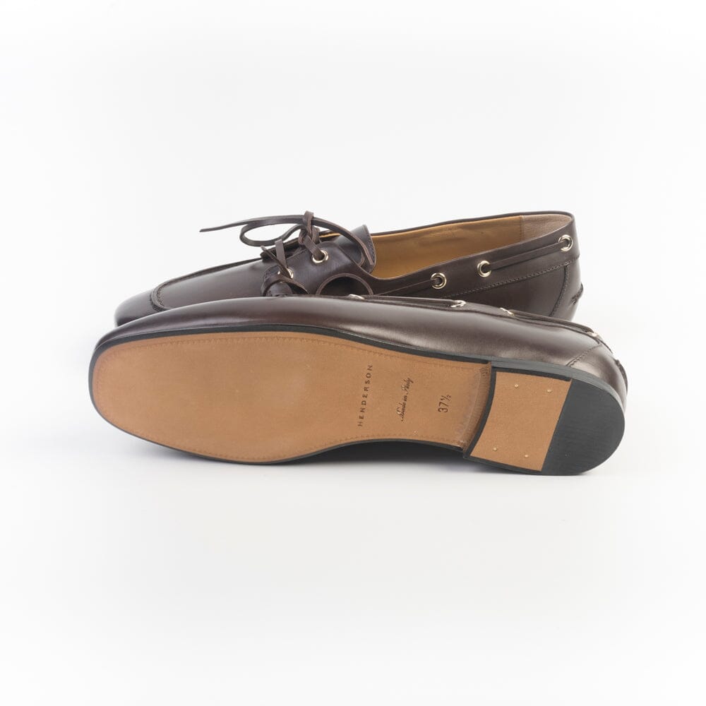 HENDERSON - Mocassino Barca - Paola - Nappa Moro Scarpe Donna HENDERSON - Collezione Donna
