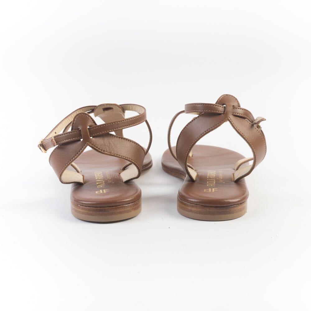 PAOLA FIORENZA - Sandali bassi infradito Triangolo - Cuoio Scarpe Donna PAOLA FIORENZA