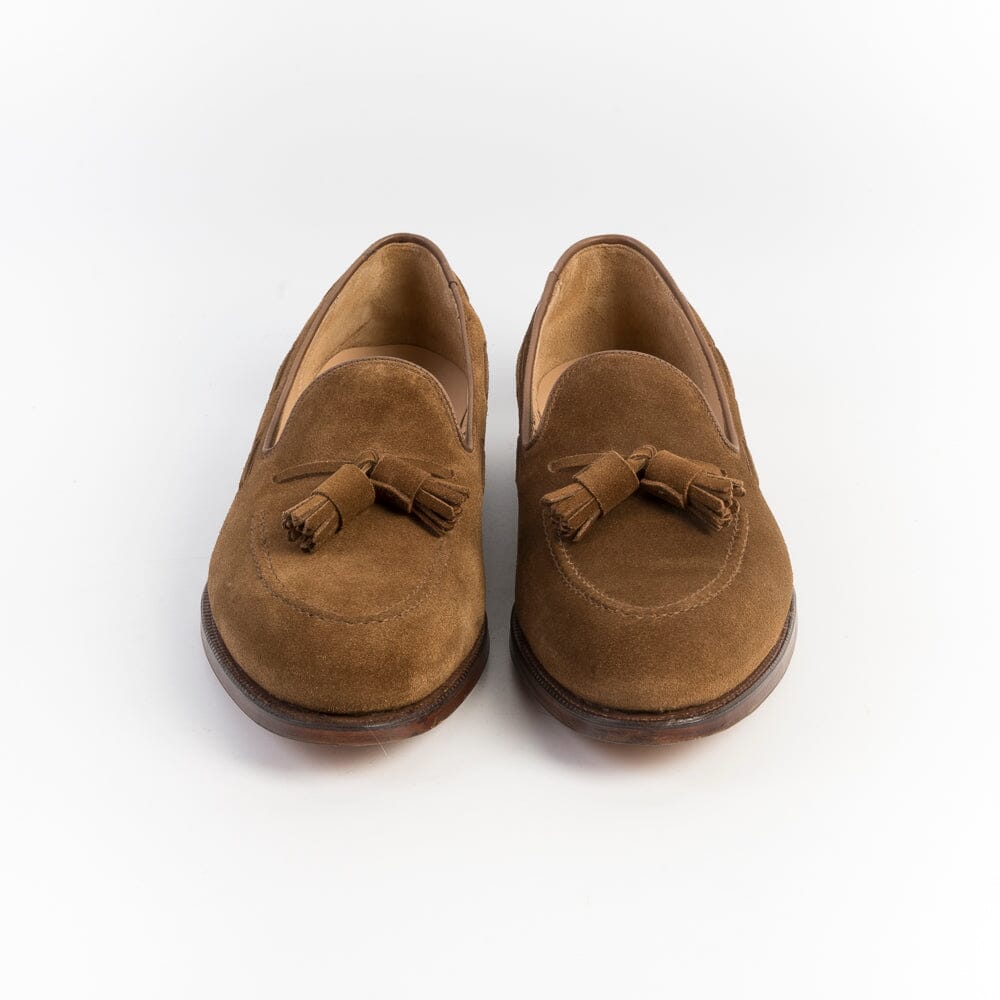 CROCKETT & JONES - Mocassino - Cavendish 2- 29376A - Camoscio Tabacco Scarpe Uomo CROCKETT & JONES